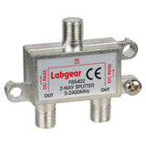 Labgear 2-Way Wideband RF Splitter – TV, Satellite, Sky & Broadband (5–2400MHz)