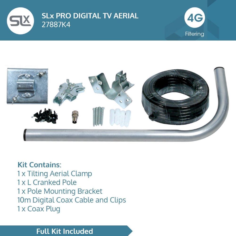 SLx Pro Digital TV Aerial Full Kit