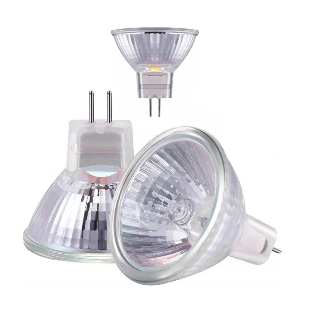 MR11 Halogen Bulb GU4 12V – 30° Beam – 5W 10W 20W (Warm White) – Multi Pack Options