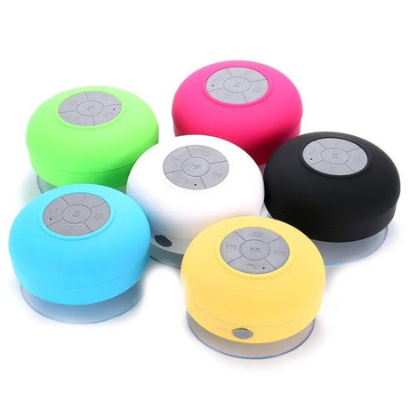 Mini Portable Wireless Bluetooth Stereo USB Rechargeable Speaker in Black White Pink Blue Yellow Green