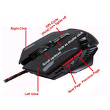 NEWLINK USB 7 Button Gaming Mouse with Adjustable DPI