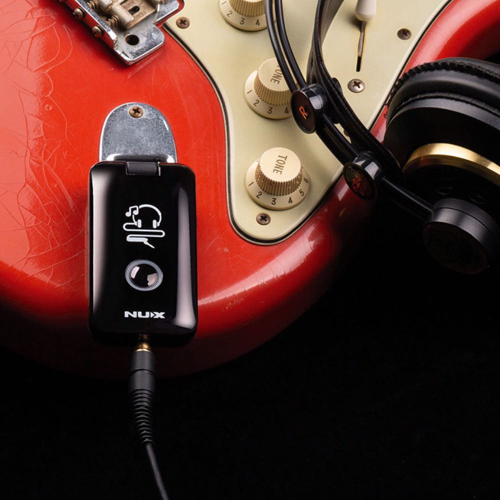 NUX Mighty USB Rechargeable Plug Guitar & Bass Headphone Amplifier with Bluetooth