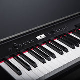 NUX NCK-330 88-Key Upright Full-Size Digital Piano with USB Audio & Bluetooth – Black