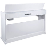 NUX NCK-330 88-Key Upright Full-Size Digital Piano with USB Audio & Bluetooth – White