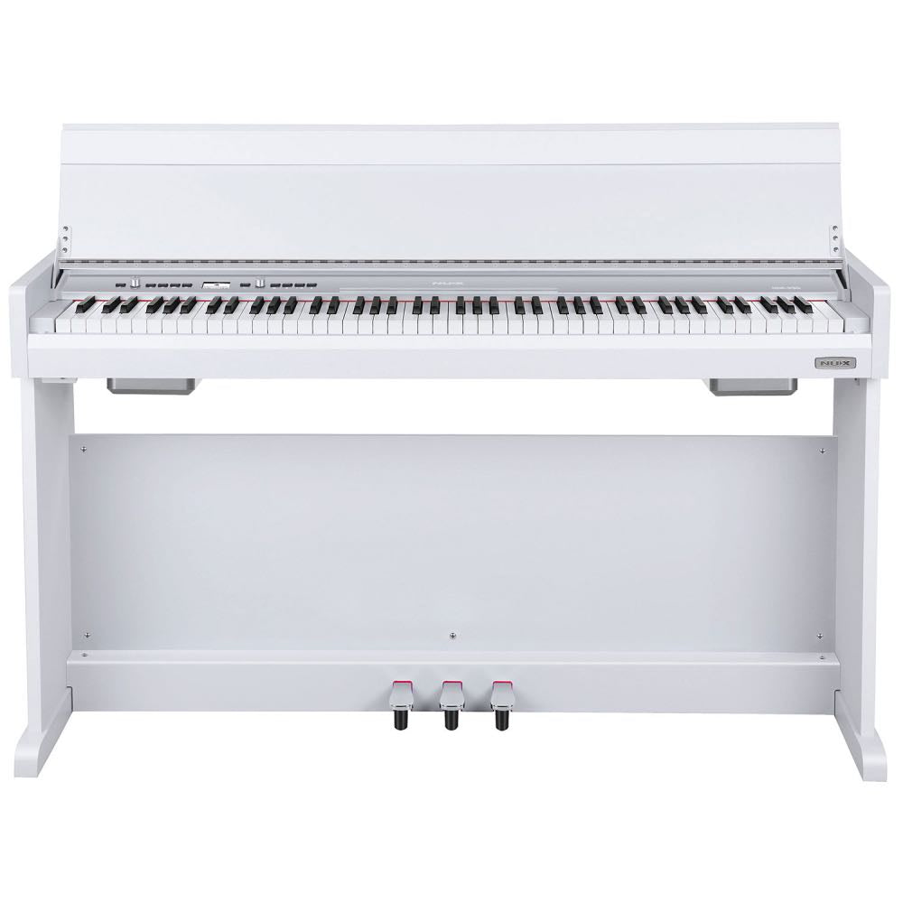 NUX NCK-330 88-Key Upright Full-Size Digital Piano with USB Audio & Bluetooth – Black