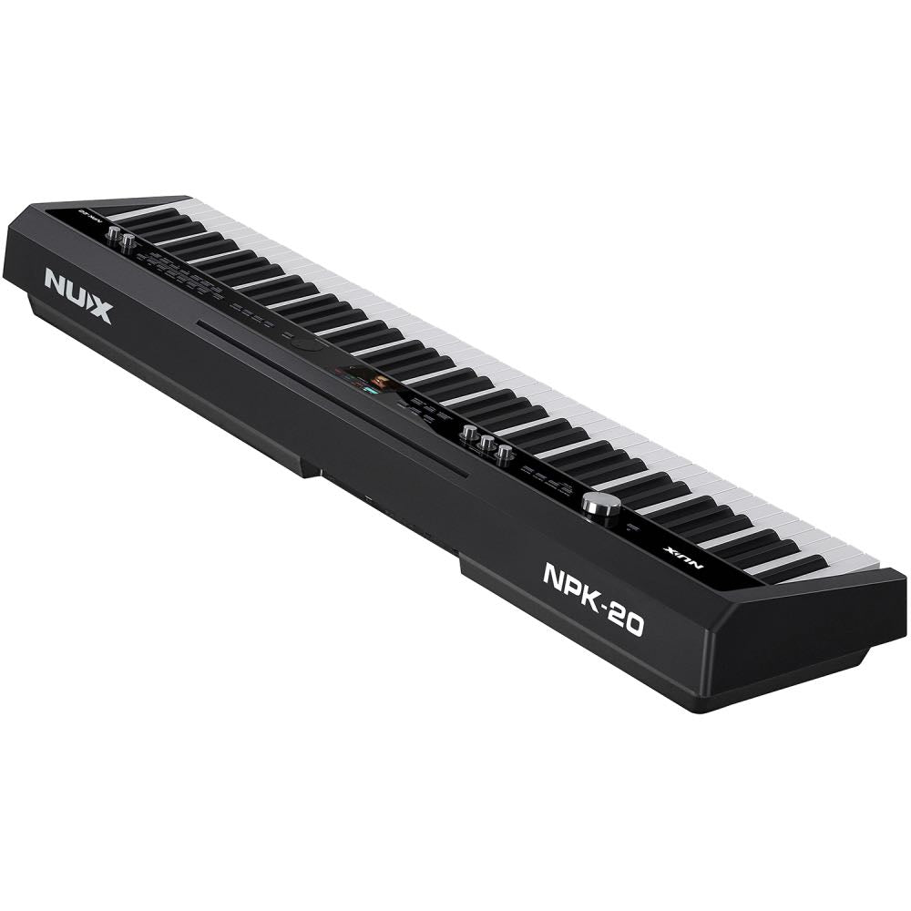 NUX NPK-20 Professional 88-Key Digital Grand Piano – Black – FREE Piano Mate App