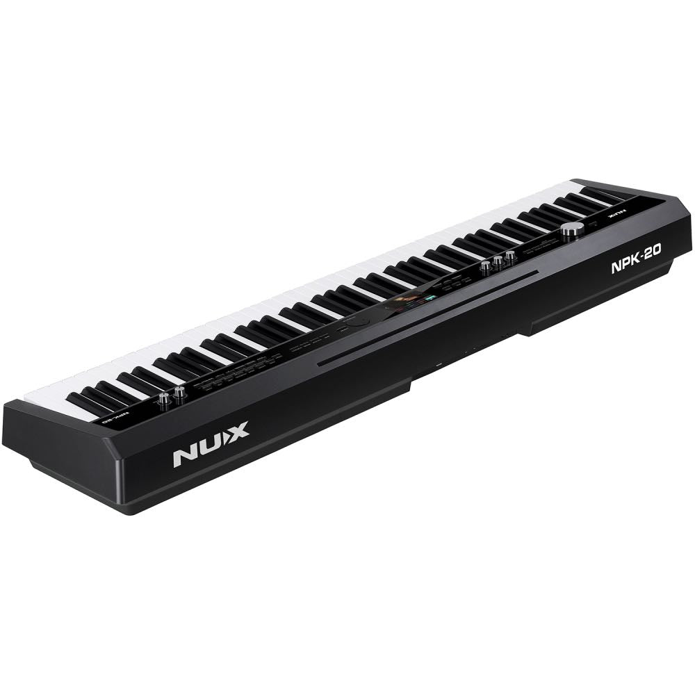 NUX NPK-20 Professional 88-Key Digital Grand Piano – Black – FREE Piano Mate App