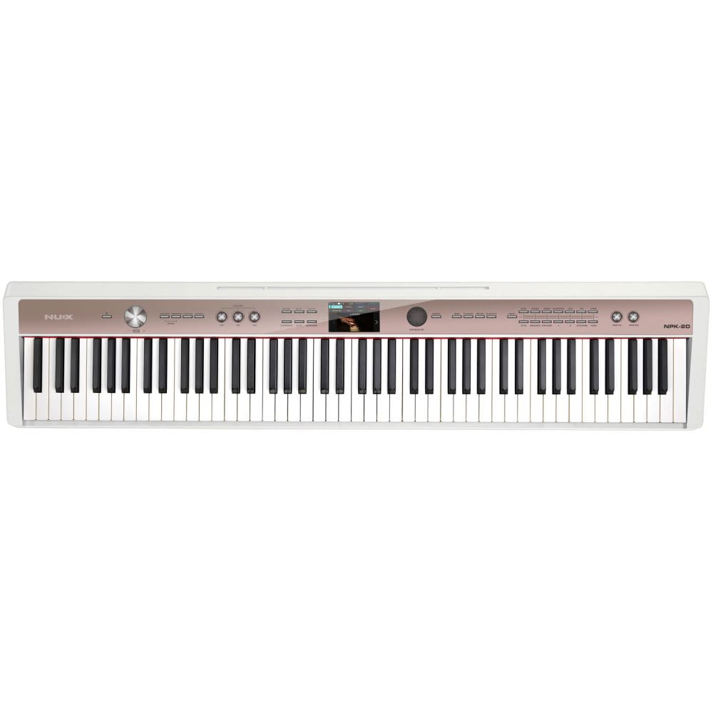 NUX NPK-20 Professional 88-Key Digital Grand Piano – Black – FREE Piano Mate App