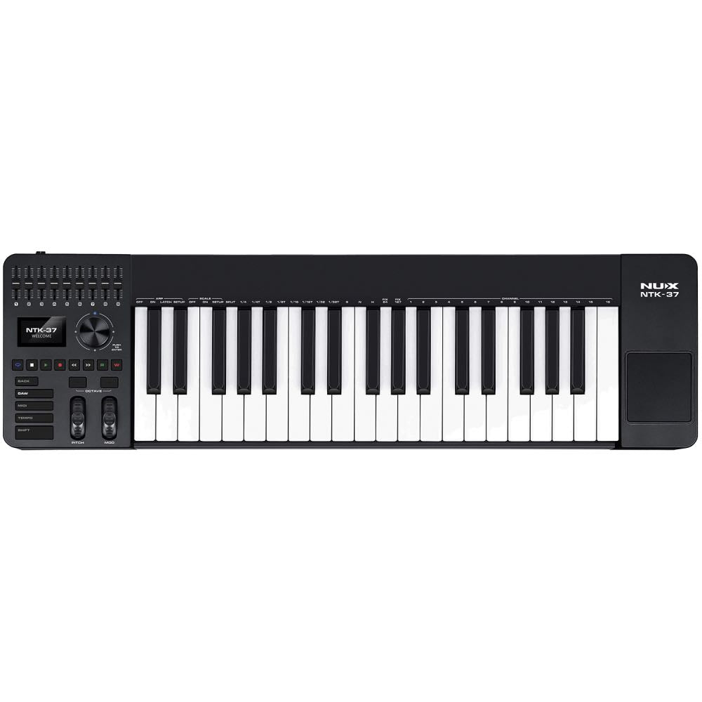 NUX NTK-Series 61-Key USB MIDI Control Keyboard – FREE Cubase LE (Included)