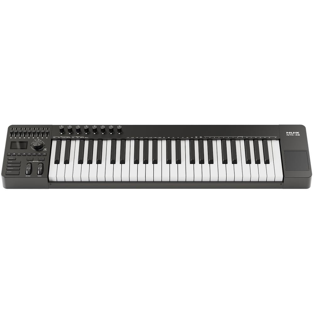 NUX NTK-Series 49-Key USB MIDI Control Keyboard – FREE Cubase LE (Included)