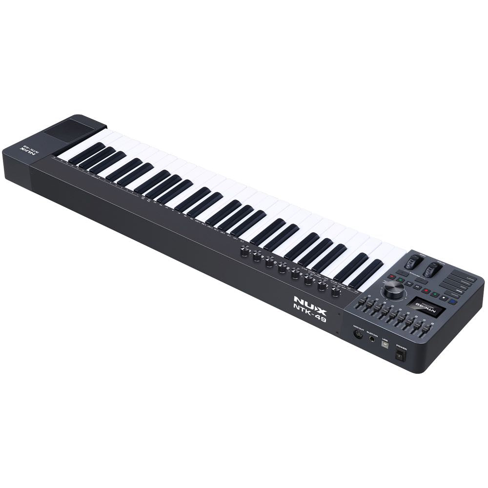 NUX NTK-Series 49-Key USB MIDI Control Keyboard – FREE Cubase LE (Included)