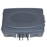 Outdoor IP54 Garden Waterproof 13A Electrical Lockable Connection Box - 4 Gang 10m Extension Lead