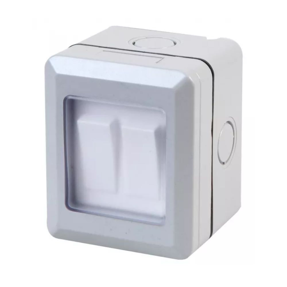 Outdoor IP55 Weatherproof 1-Gang 2-Way Wall Switch