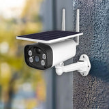 Outdoor Solar Wi-Fi Security Camera with LED Night Vision