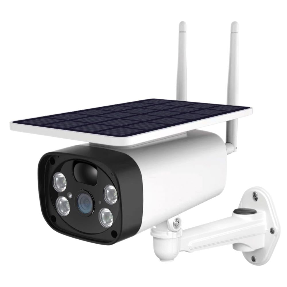Outdoor Solar Wi-Fi Security Camera with LED Night Vision