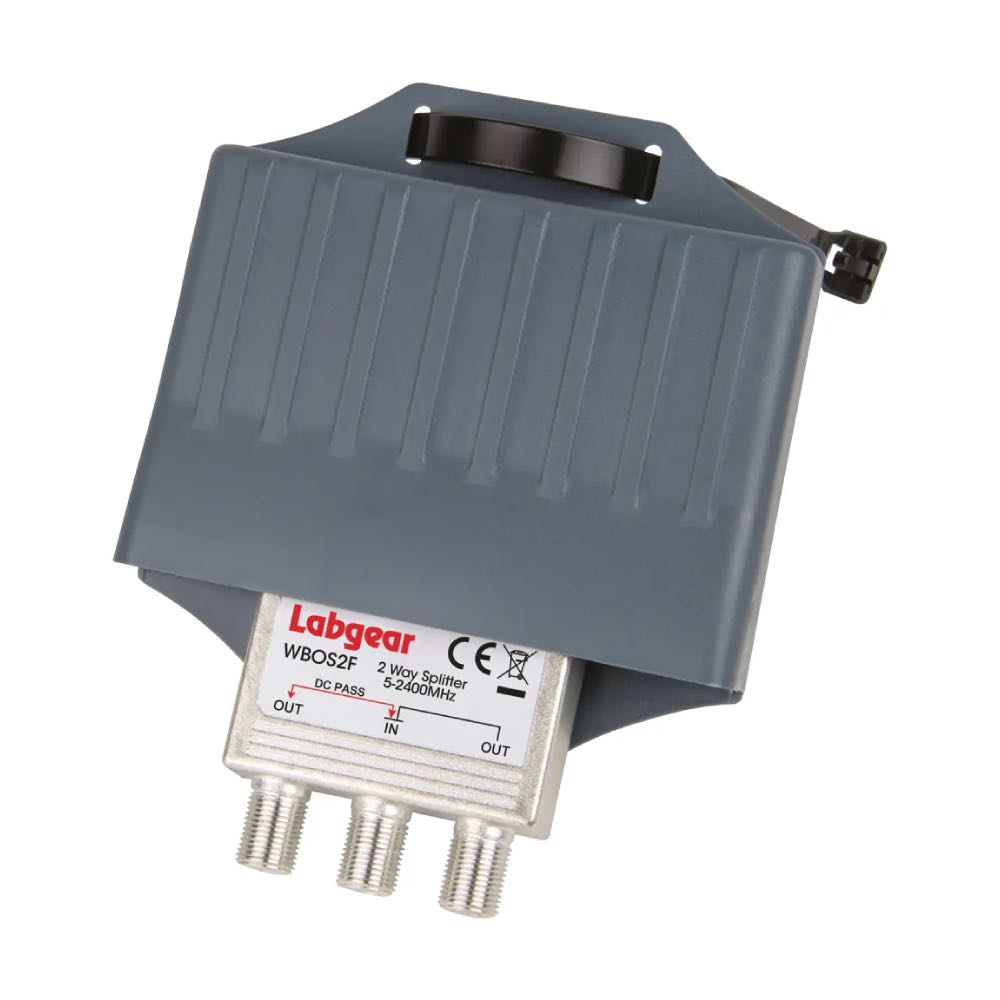 4-Way Outdoor Weatherproof F-Type Coaxial Splitter