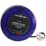 PRO ELEC | 5m 4 Socket Mains Extension Cassette Reel