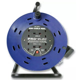 PRO ELEC | 5m 4 Socket Mains Extension Cassette Reel