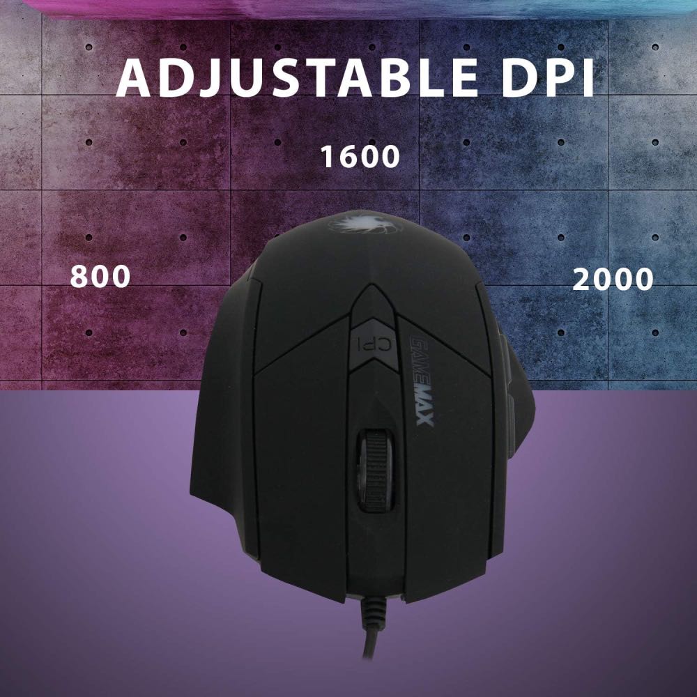 GameMax Tornado Optical LED Gaming Mouse