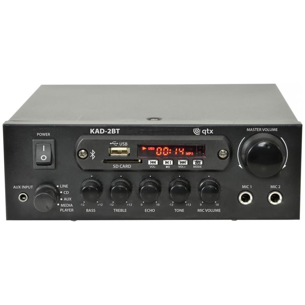 QTX KAD-2BT Digital Audio Stereo Bluetooth Amplifier