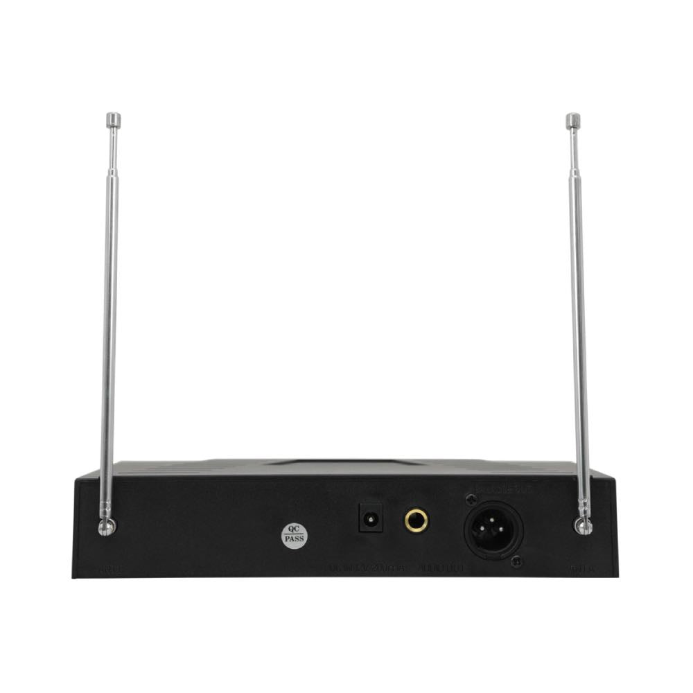 QTX Dual Handheld VHF Wireless Microphone System