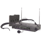 QTX Dual VHF Wireless Neckband Microphone System