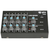 QTX Mini Line Level Mobile Audio Mixer
