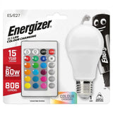 Energizer RGB LED Colour Changing Light Bulb with Remote Control – E27 / B22 / GU10