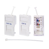 RJ45 Ethernet Network Module for Modular AV Wall Plates (Cat5e / Cat6 Compatible)