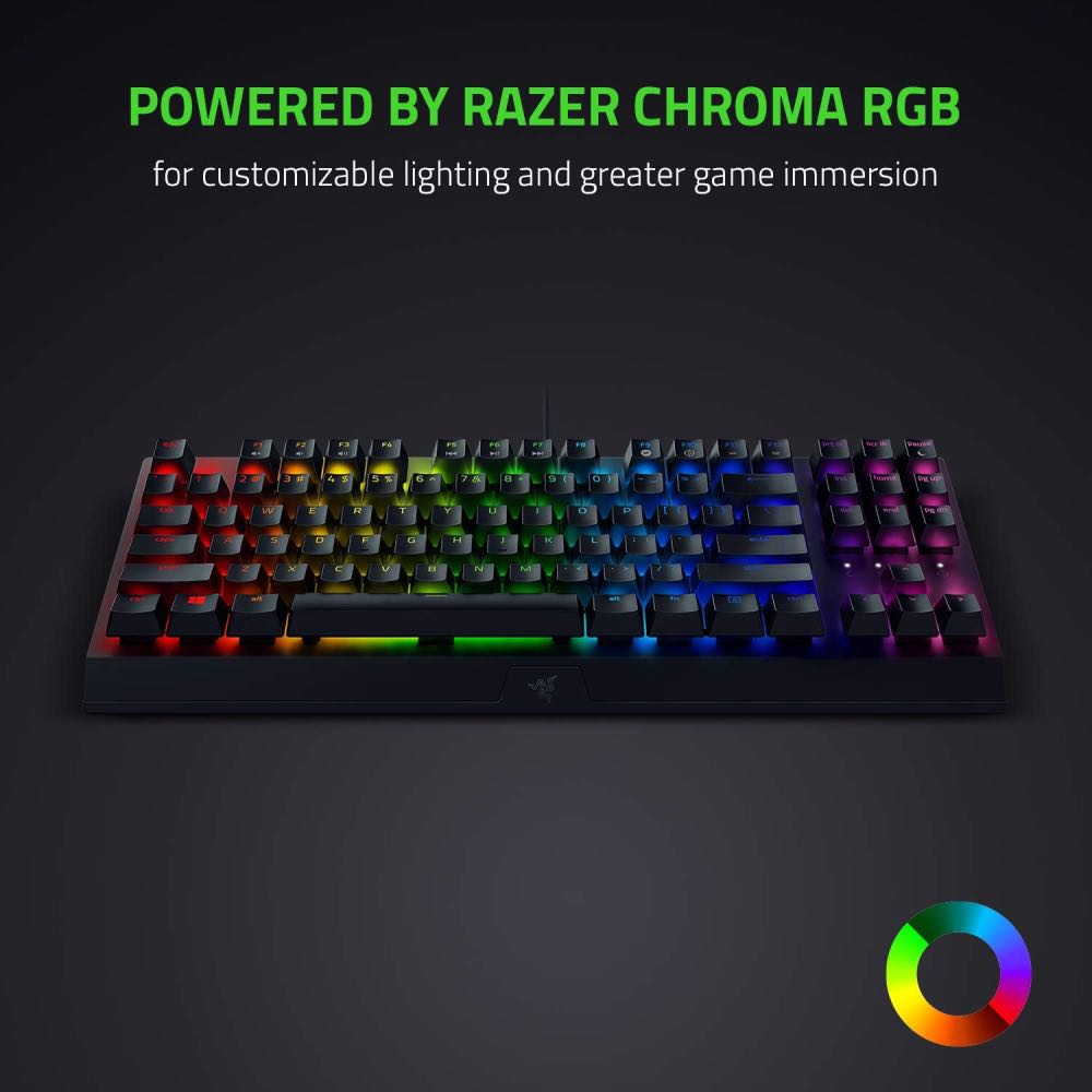 Razer BlackWidow V3 TKL RGB Mechanical Gaming Keyboard (UK Layout)