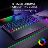 Razer Ornata V3 TKL RGB USB Gaming Keyboard with Wrist Support (Low-Profile UK Layout)