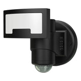 Robotic LED Flood Light with Motion Sensor in White – Auto-Tracking Outdoor PIR Security Light