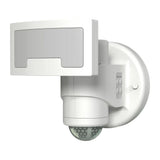 Robotic LED Flood Light with Motion Sensor in White – Auto-Tracking Outdoor PIR Security Light