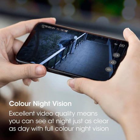 Robotic Security Camera with LED Floodlight and Full Colour Night Vision Free TUYA App