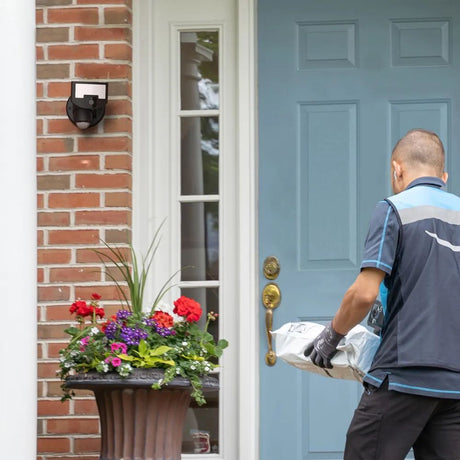 Outdoor Security LED Light with Camera and Smartphone App for 24 Hour Surveillance 
