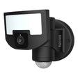 Robotic Security Camera with Auto-Tracking Motion Detection LED Light in Black with Free App Home Security Control