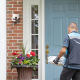 Robotic Security Camera with Auto-Tracking Light in White – Wi-Fi Enabled Motion Detection & Two-Way Audio