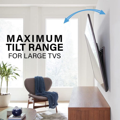 SONUS Tilting TV Bracket 42-Inch to 90-Inch with Maximum Tilt for Easy Viewing