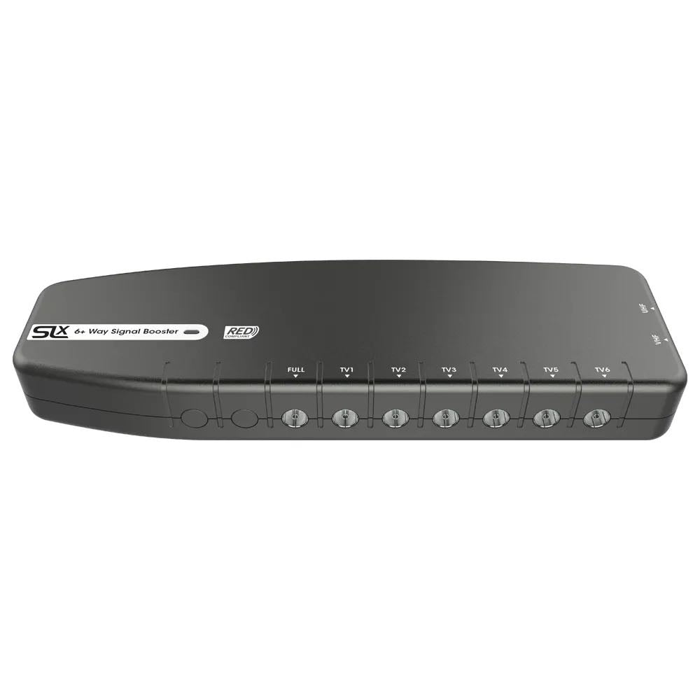 Signal Booster Aerial Amplifier Distribution Kit with RED Compliance & 5G Compatibility 6 Way