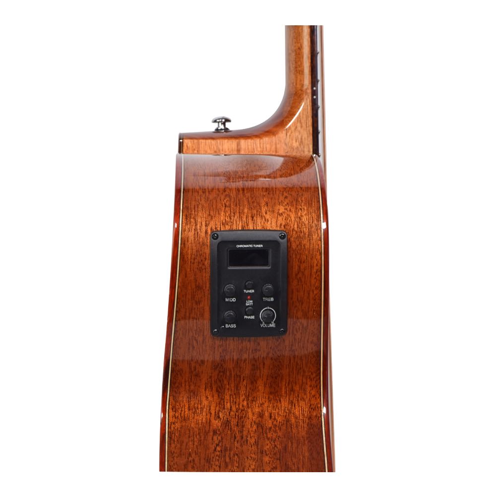 Sevinia Signature Series Grand Auditorium Electro-Acoustic Guitar – All-Solid Wood + Bag & Strap