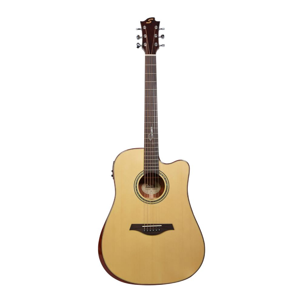 Sevinia Signature Series Orchestra Model Electro-Acoustic Guitar – All-Solid Wood + Bag & Strap