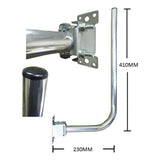 Small Compact TV Digital FREEVIEW HD Aerial Outdoor Loft 4/5G Filtered (K Band) Kit Including Bracket & 10m Cable Features