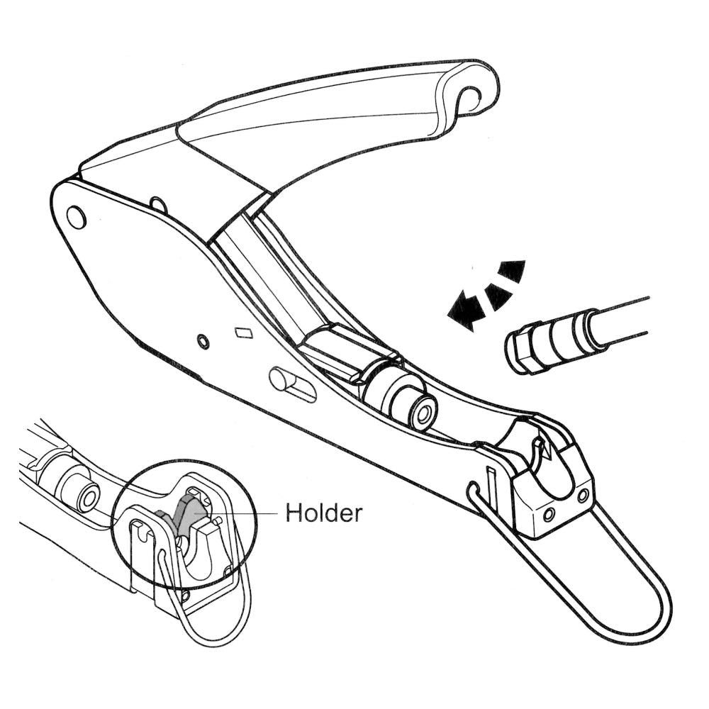 Snap-Seal Compression Crimp Tool for F-Type & Coax Connectors