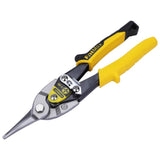 Stanley FatMax 250mm Straight-Cut Aviation Tin Snips for Metal & Sheet Materials