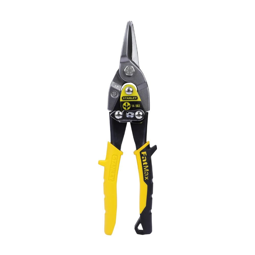 Stanley FatMax 250mm Straight-Cut Aviation Tin Snips for Metal & Sheet Materials