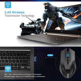 TECKNET Raptor Prime 8-Button Wireless 2.4GHz Optical Gaming Mouse