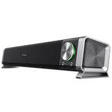 Trust Asto USB Desktop Soundbar for PC & TV with Headphone & Microphone Ports