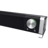 Trust Asto USB Desktop Soundbar for PC & TV with Headphone & Microphone Ports