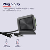 Trust Asto USB Desktop Soundbar for PC & TV with Headphone & Microphone Ports