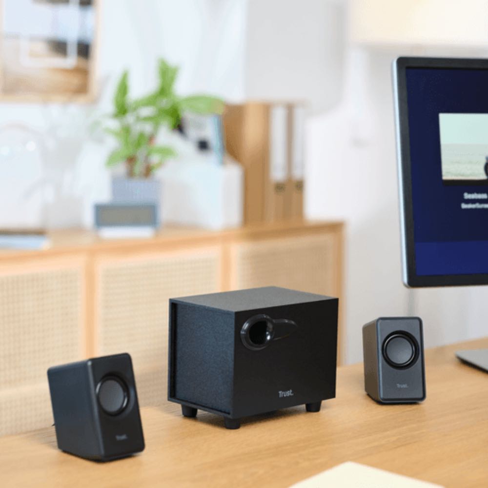 Trust Avora USB 2.1 Mini Desktop Speaker System with Subwoofer – Black